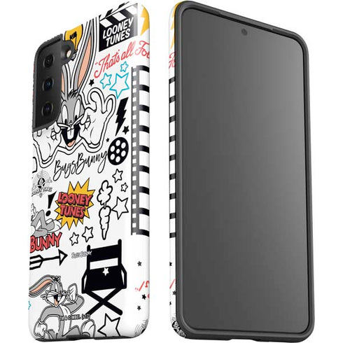 Looney Tunes Bugs Bunny Patches Galaxy S21 FE Pro Case