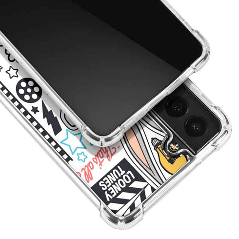 Looney Tunes Bugs Bunny Patches Galaxy S21 Plus 5G Clear Case