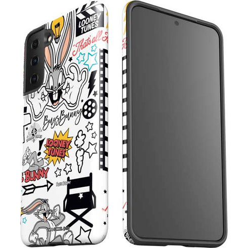 Looney Tunes Bugs Bunny Patches Galaxy S21 Plus 5G Pro Case