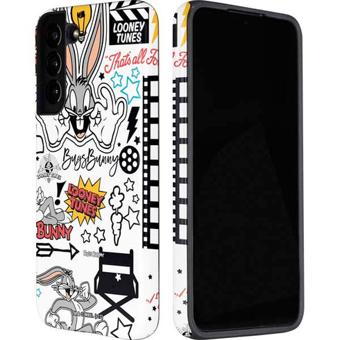 Looney Tunes Bugs Bunny Patches Galaxy S22 Plus Pro Case