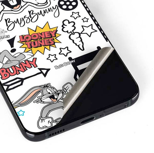 Looney Tunes Bugs Bunny Patches Galaxy S22 Plus Skin
