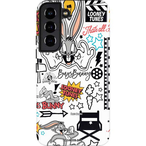 Looney Tunes Bugs Bunny Patches Galaxy S22 Pro Case