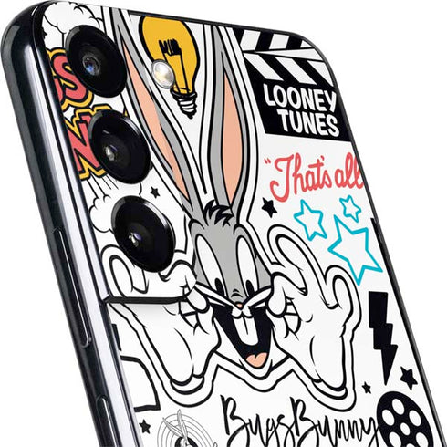 Looney Tunes Bugs Bunny Patches Galaxy S22 Skin