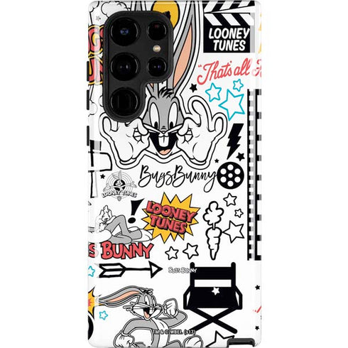 Looney Tunes Bugs Bunny Patches Galaxy S22 Ultra Pro Case
