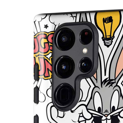 Looney Tunes Bugs Bunny Patches Galaxy S22 Ultra Pro Case
