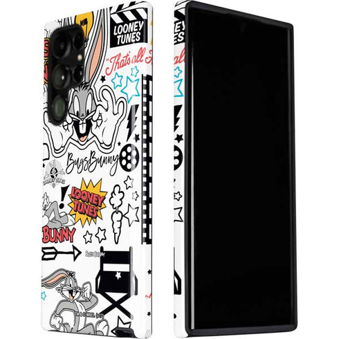 Looney Tunes Bugs Bunny Patches Galaxy S22 Ultra Pro Case