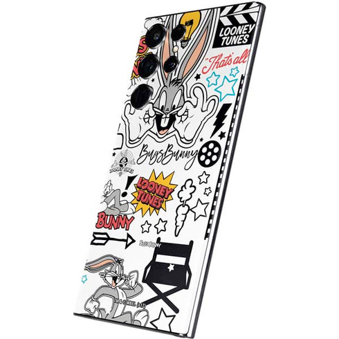 Looney Tunes Bugs Bunny Patches Galaxy S22 Ultra Skin