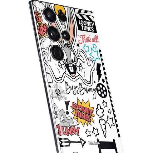 Looney Tunes Bugs Bunny Patches Galaxy S22 Ultra Skin