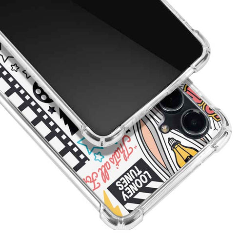 Looney Tunes Bugs Bunny Patches Galaxy S23 FE Clear Case