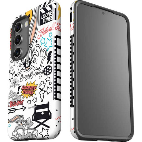 Looney Tunes Bugs Bunny Patches Galaxy S23 Plus Pro Case