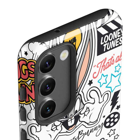 Looney Tunes Bugs Bunny Patches Galaxy S23 Pro Case