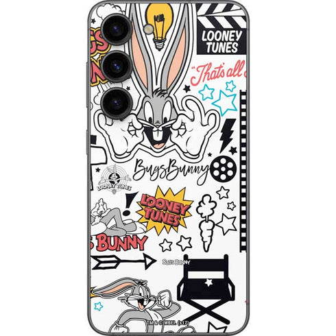 Looney Tunes Bugs Bunny Patches Galaxy S23 Skin