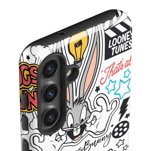 Looney Tunes Bugs Bunny Patches Galaxy S24 Impact Case