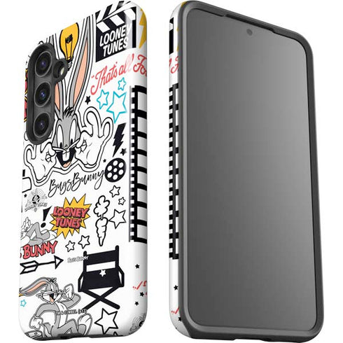 Looney Tunes Bugs Bunny Patches Galaxy S24 Plus Impact Case