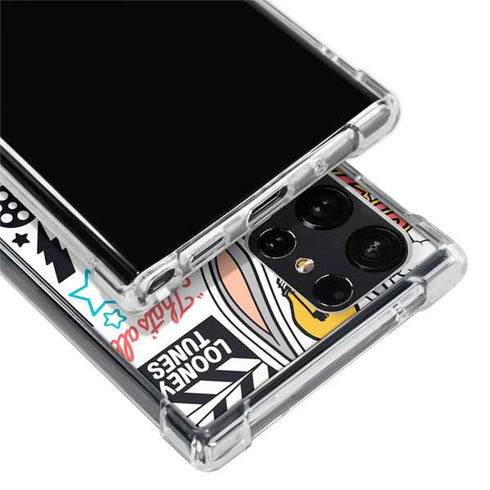 Looney Tunes Bugs Bunny Patches Galaxy S24 Ultra Clear Case