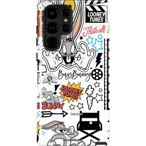 Looney Tunes Bugs Bunny Patches Galaxy S24 Ultra Impact Case