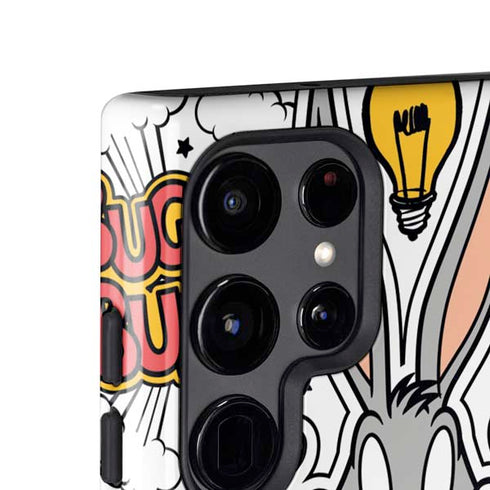 Looney Tunes Bugs Bunny Patches Galaxy S24 Ultra Impact Case