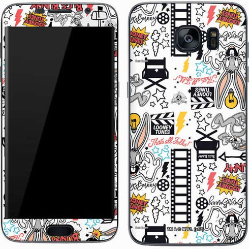Looney Tunes Bugs Bunny Patches Galaxy S7 Skin