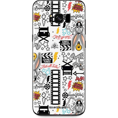 Looney Tunes Bugs Bunny Patches Galaxy S8 Plus Skin