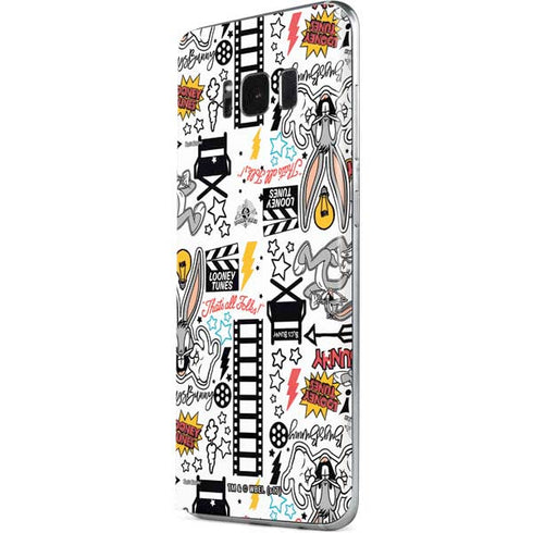 Looney Tunes Bugs Bunny Patches Galaxy S8 Skin