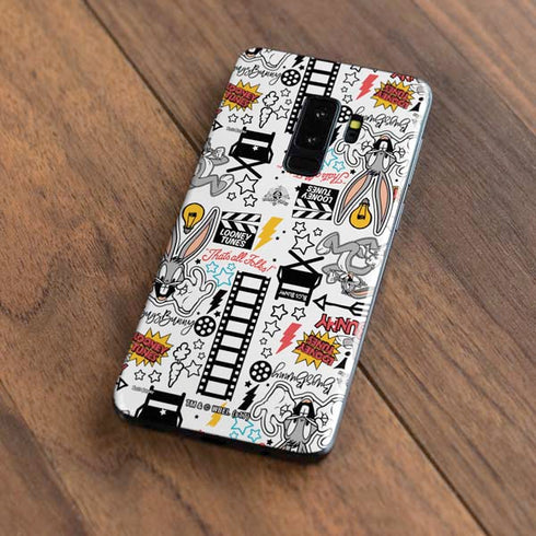 Looney Tunes Bugs Bunny Patches Galaxy S9 Plus Skin