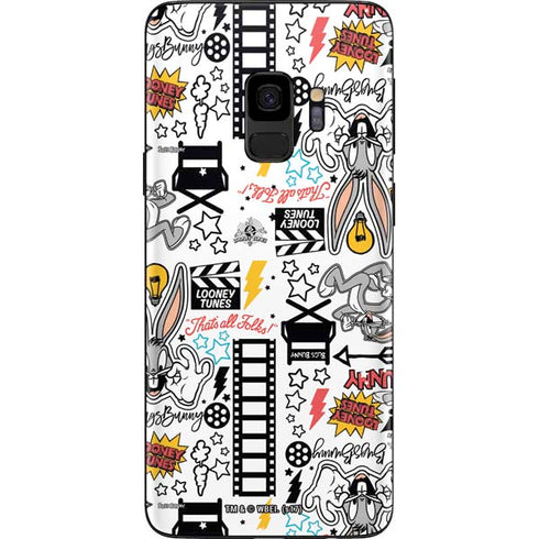 Looney Tunes Bugs Bunny Patches Galaxy S9 Skin