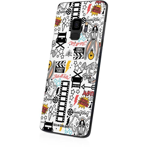 Looney Tunes Bugs Bunny Patches Galaxy S9 Skin
