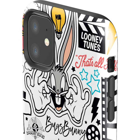 Looney Tunes Bugs Bunny Patches iPhone 11 Impact Case