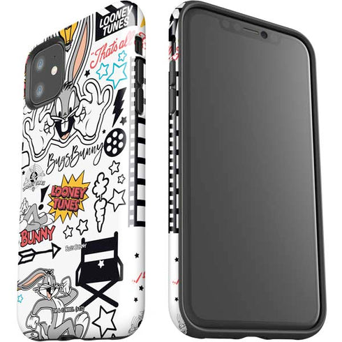 Looney Tunes Bugs Bunny Patches iPhone 11 Impact Case