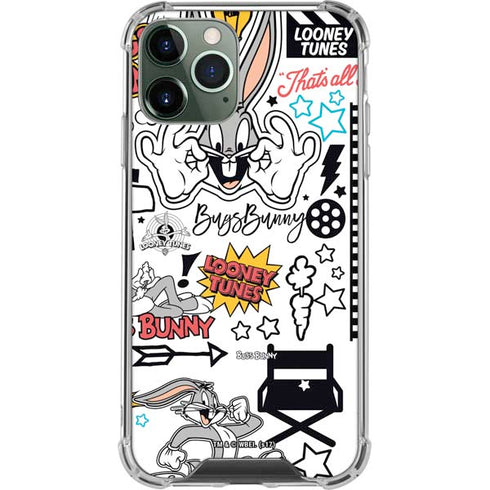 Looney Tunes Bugs Bunny Patches iPhone 11 Pro Max Clear Case