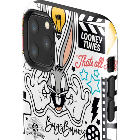 Looney Tunes Bugs Bunny Patches iPhone 11 Pro Max Impact Case