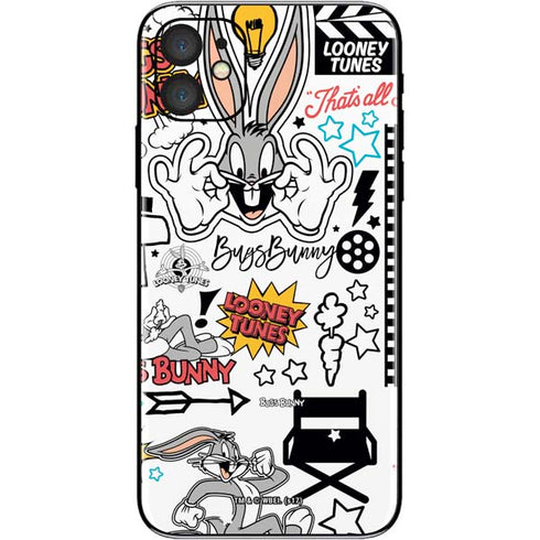 Looney Tunes Bugs Bunny Patches iPhone 11 Skin