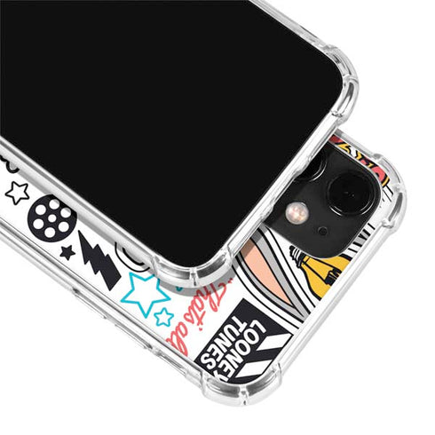 Looney Tunes Bugs Bunny Patches iPhone 12 Clear Case