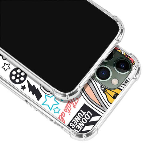 Looney Tunes Bugs Bunny Patches iPhone 12 Pro Clear Case