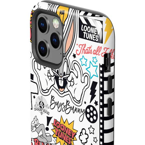 Looney Tunes Bugs Bunny Patches iPhone 12 Pro Impact Case