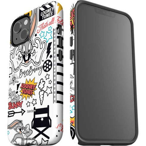 Looney Tunes Bugs Bunny Patches iPhone 13 Impact Case