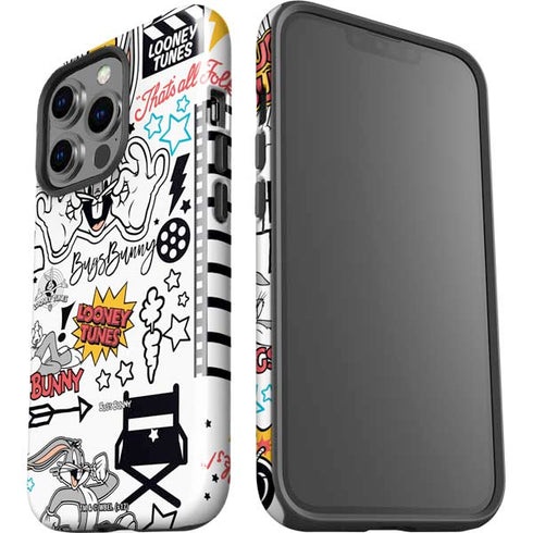 Looney Tunes Bugs Bunny Patches iPhone 13 Pro Impact Case