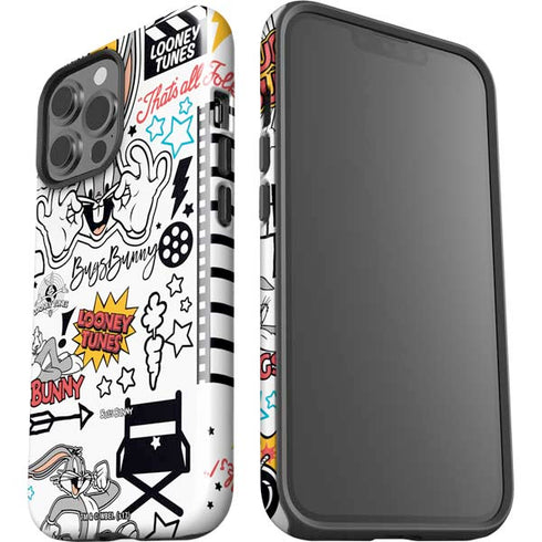 Looney Tunes Bugs Bunny Patches iPhone 13 Pro Max Impact Case