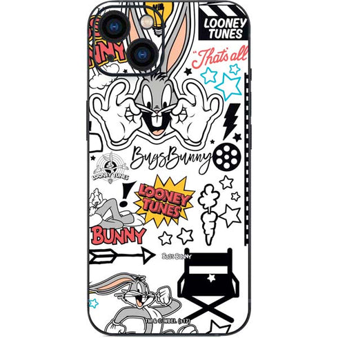 Looney Tunes Bugs Bunny Patches iPhone 13 Skin