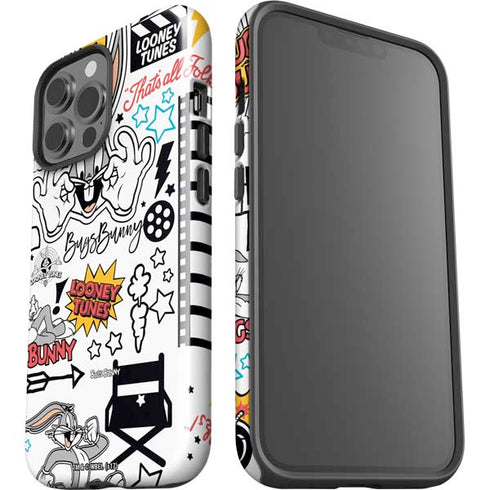 Looney Tunes Bugs Bunny Patches iPhone 14 Pro Max Impact Case