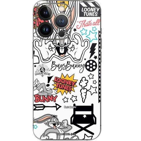 Looney Tunes Bugs Bunny Patches iPhone 14 Pro Skin