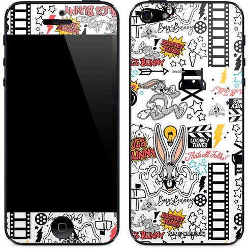 Looney Tunes Bugs Bunny Patches iPhone 5/5s/5SE Skin