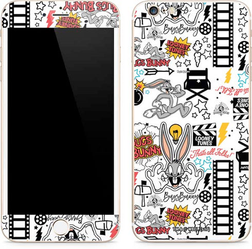 Looney Tunes Bugs Bunny Patches iPhone 6/6s Plus Skin