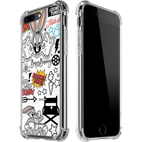 Looney Tunes Bugs Bunny Patches iPhone 7/8 Plus Clear Case
