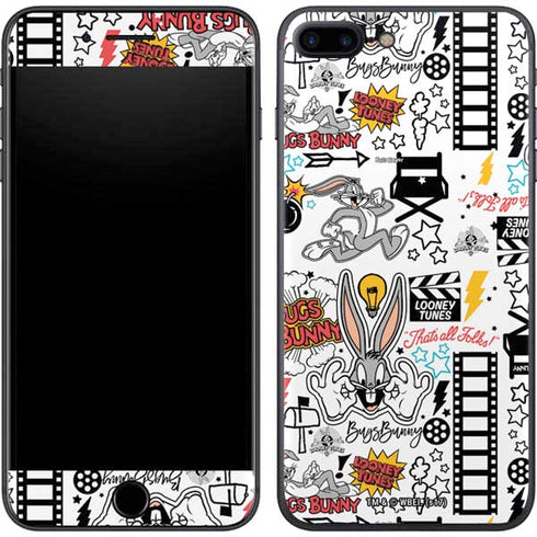 Looney Tunes Bugs Bunny Patches iPhone 8 Plus Skin