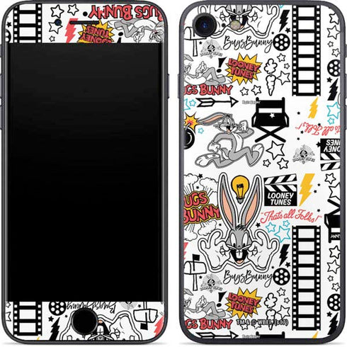 Looney Tunes Bugs Bunny Patches iPhone 8 Skin
