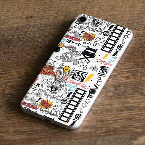 Looney Tunes Bugs Bunny Patches iPhone 8 Skin