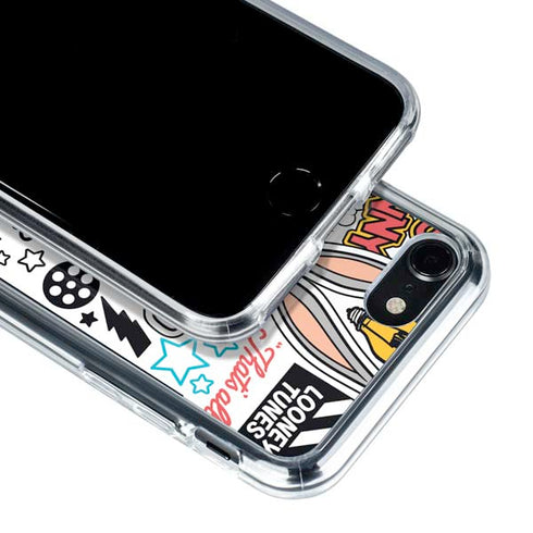 Looney Tunes Bugs Bunny Patches iPhone SE (2nd & 3rd Gen) Clear Case