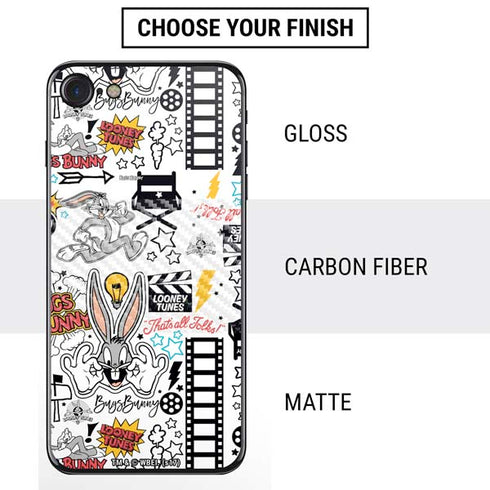 Looney Tunes Bugs Bunny Patches iPhone SE (2nd & 3rd Gen) Skin