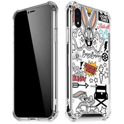 Looney Tunes Bugs Bunny Patches iPhone XR Clear Case